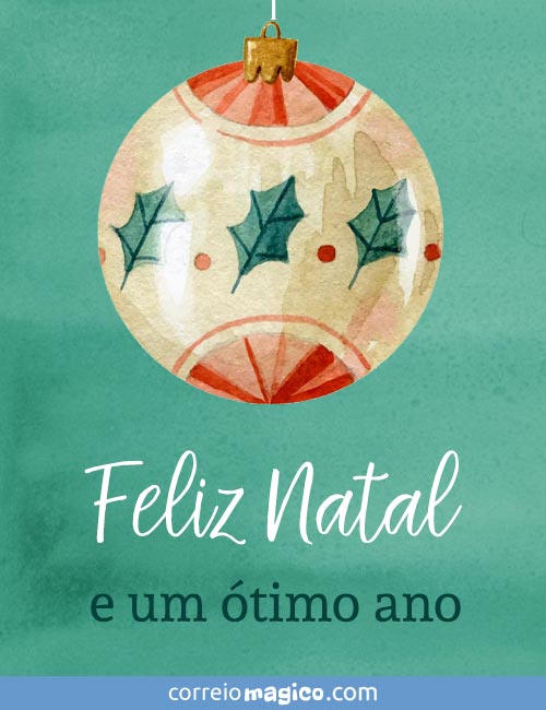 Feliz Natal e um timo ano