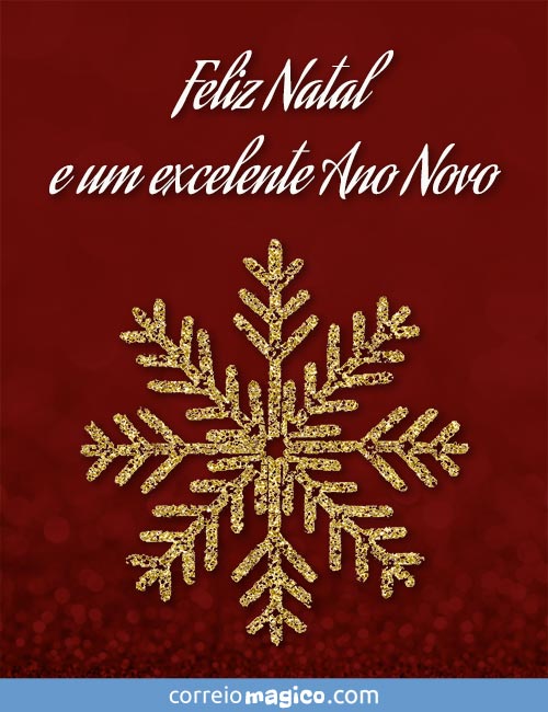 Feliz Natal e um excelente Ano Novo