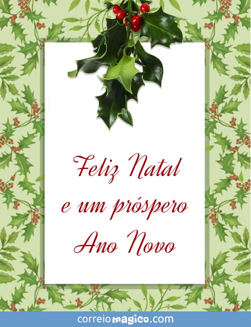 Feliz Natal e um prspero Ano Novo