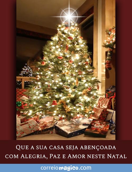 Que a sua casa seja abenoada com Alegria, Paz e Amor neste Natal.