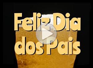 Tarjeta animada de Da dos Pais. Para fs de cerveja