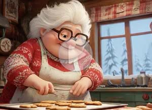 Tarjeta animada de Natal. Doce Navidad