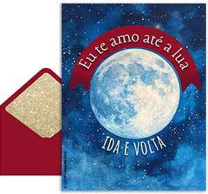 Cartão 3D de dia-dos-namorados grátis. Amor infinito