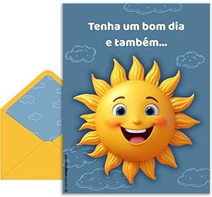 Tarjeta 3D de Ola gratis. Boa vida
