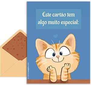 Cartão 3D de aniversarios grátis. Para algum especial