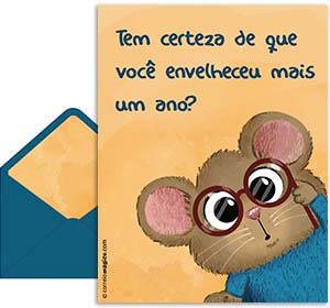 CartÃ£o 3D de  grÃ¡tis. Você está igual 