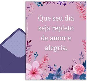 Cartão 3D de  grátis. Voc� merece muita felicidade