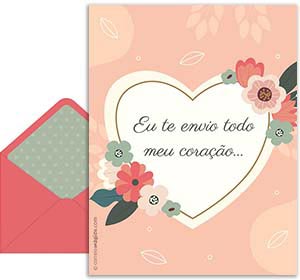 Cartão 3D de aniversario grátis.  distncia