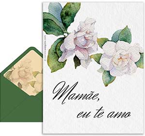 Cartão 3D de  grátis. Mam�e, eu te amo