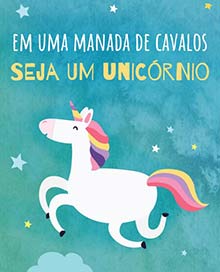 Em uma manada de cavalos, seja um unicrnio.