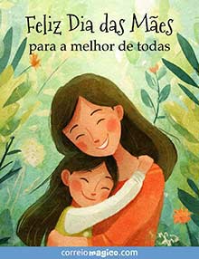 Cartão de  grátis. Para a melhor m�e	