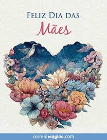 Cartão de  grátis. Feliz Dia das M�es