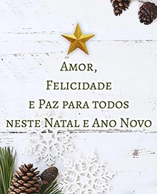 Amor, Felicidade e Paz para todos neste Natal e Ano Novo